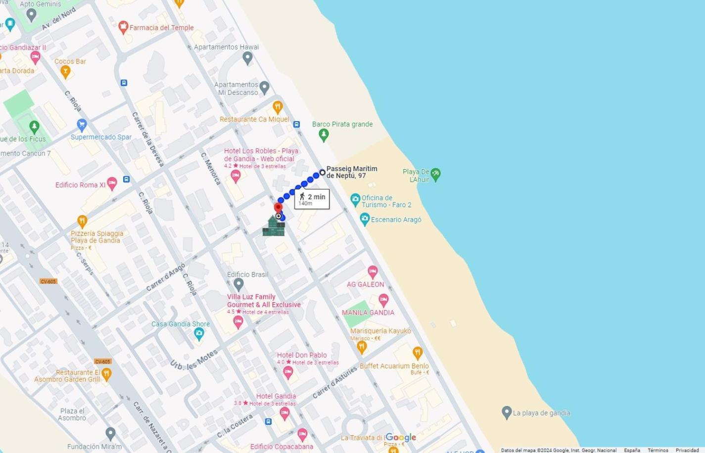 Apartament Eurosol Vacaciones Playa Gandia Playa de Gandia Zewnętrze zdjęcie
